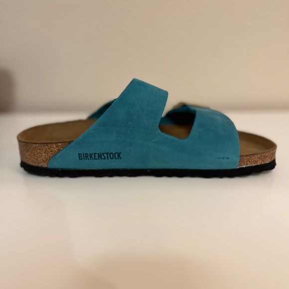 Birkenstock Womens Blue Sandals - Picture 3 of 5